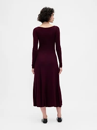 Lightweight CashSoft Rib Maxi Sweater Dress
