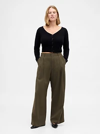 Curvy 365 High Rise Pleated Trousers