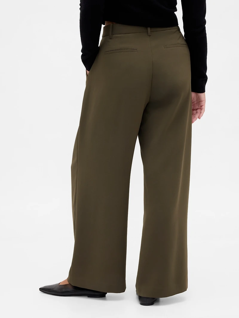 Curvy 365 High Rise Pleated Trousers