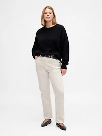 High Rise Corduroy '90s Slim Straight Pants