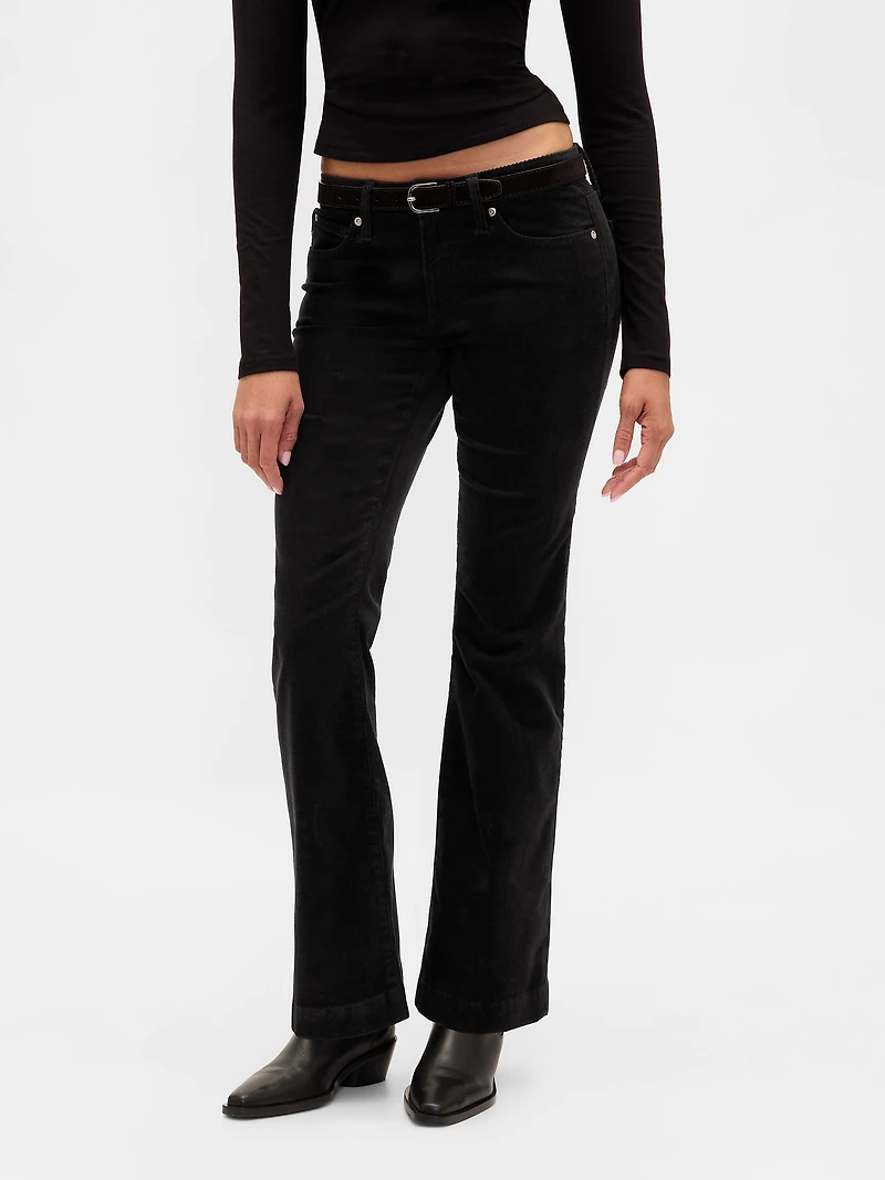 Low Rise Corduroy Long & Lean Pants