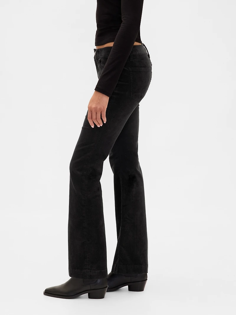 Low Rise Corduroy Long & Lean Pants