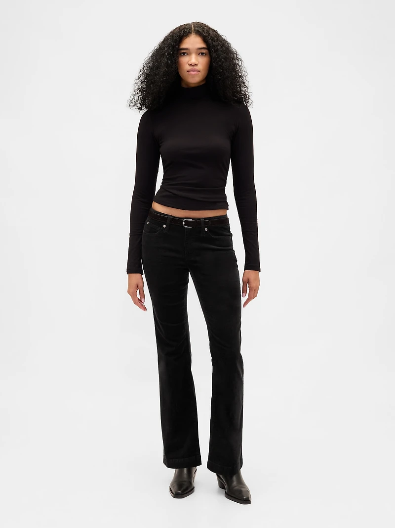 Low Rise Corduroy Long & Lean Pants