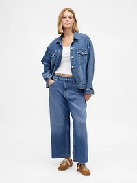 Low Slung UltraSoft Relaxed Crop Jeans
