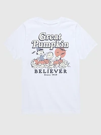 Kids Peanuts Pumpkin Pals Short Sleeve T-Shirt