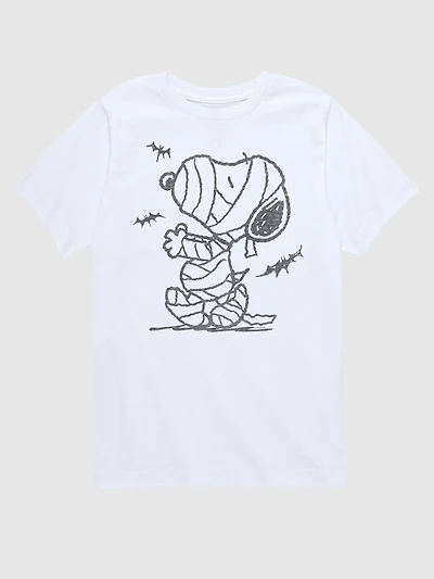 Toddler Peanuts Snoopy Mummy And Bats Short Sleeve Tee
