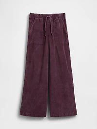 Mid Rise Corduroy Baggy Pants