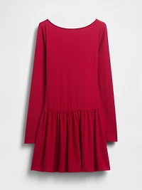 Drop-Waist Mini Dress