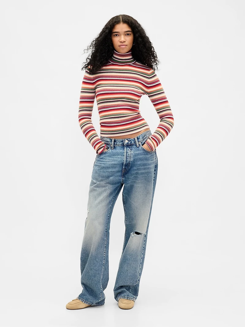 CashSoft Stretch Turtleneck Sweater