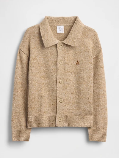 Baby & Toddler Collared Button-Front Sweater
