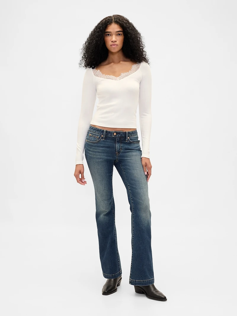 Modern Lace-Trim Top