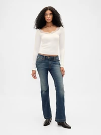 Modern Lace-Trim Top