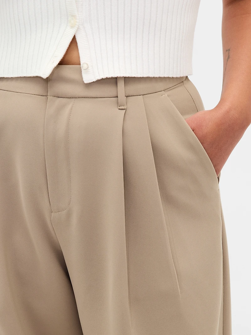 Curvy 365 High Rise Pleated Trousers