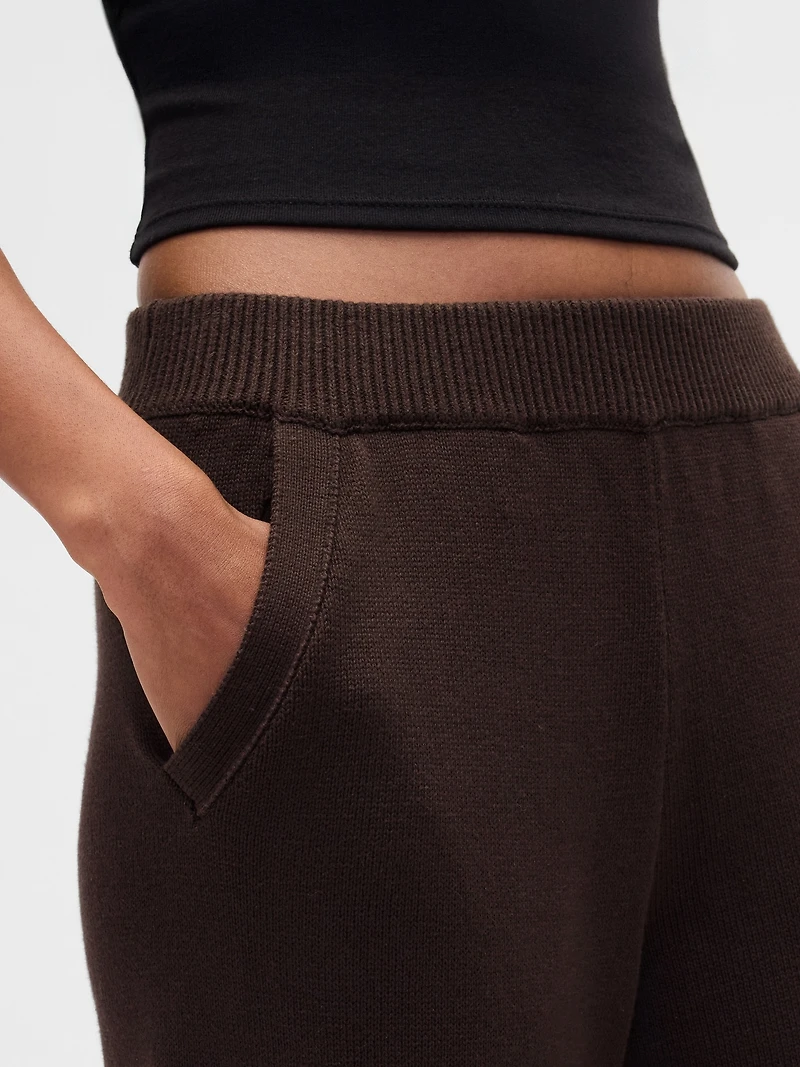 100% Cotton Relaxed Sweater Pants