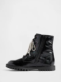 Kids Charm Lace-Up Boots