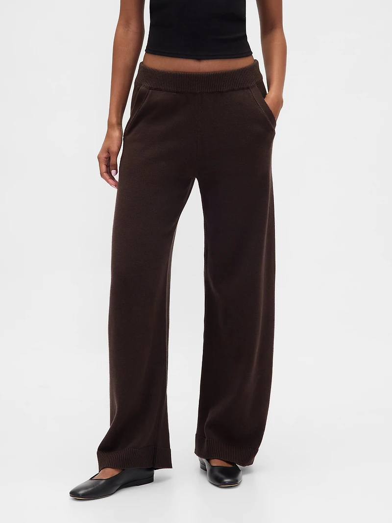 100% Cotton Relaxed Sweater Pants