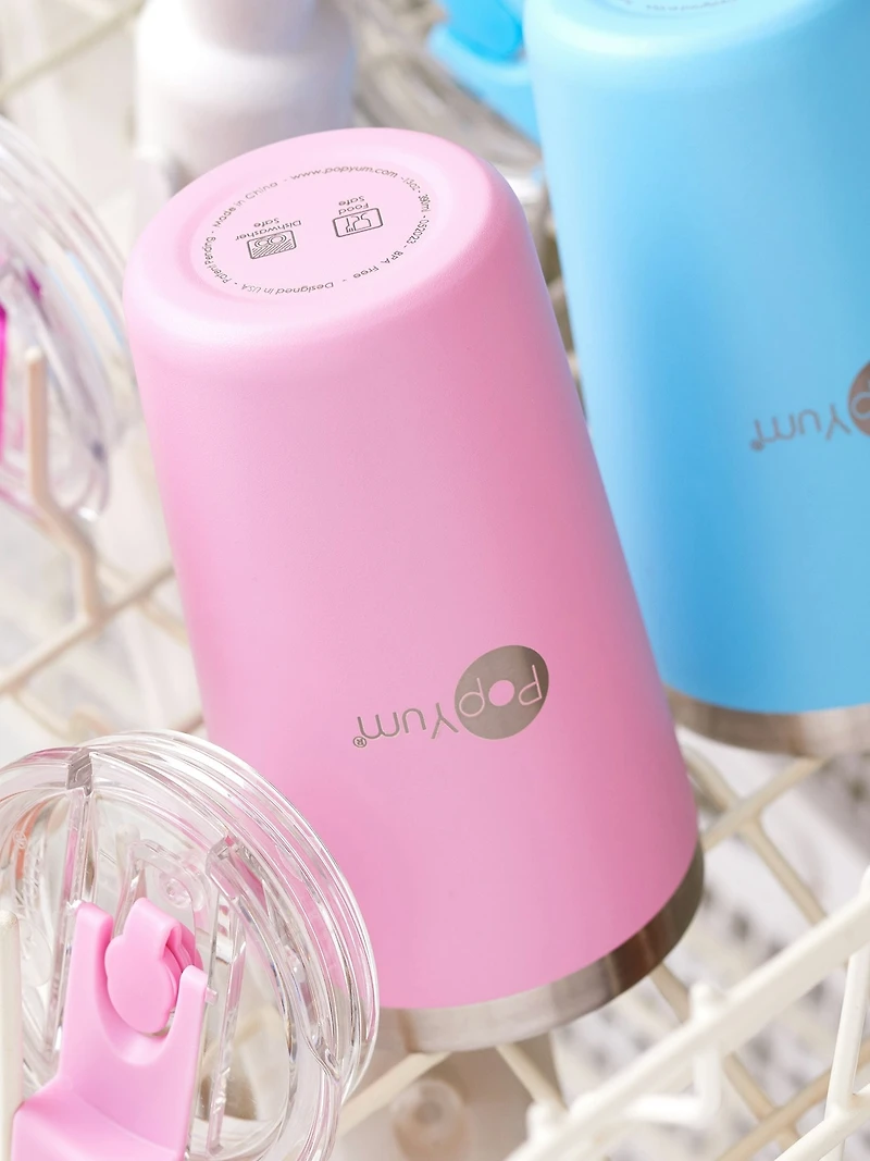 PopYum Kids Insulated Stainless Steel Cup 2-Pack