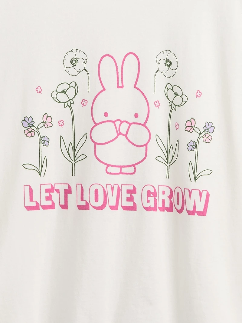 Kids Miffy Oversized Graphic T-Shirt