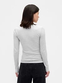 Pointelle Rib T-Shirt