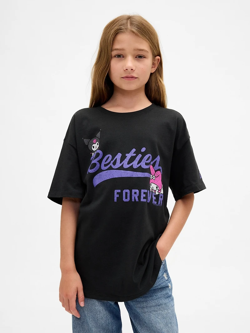 Kids Oversized Graphic T-Shirt