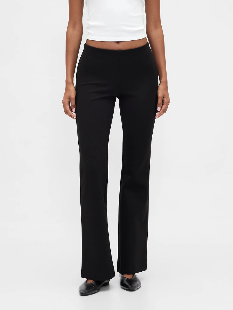 Low Rise Double Knit Boot Pants