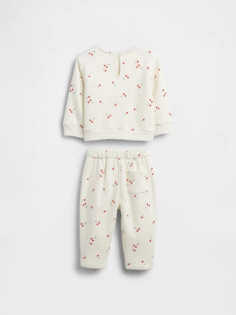 Baby VintageSoft Bow Outfit Set