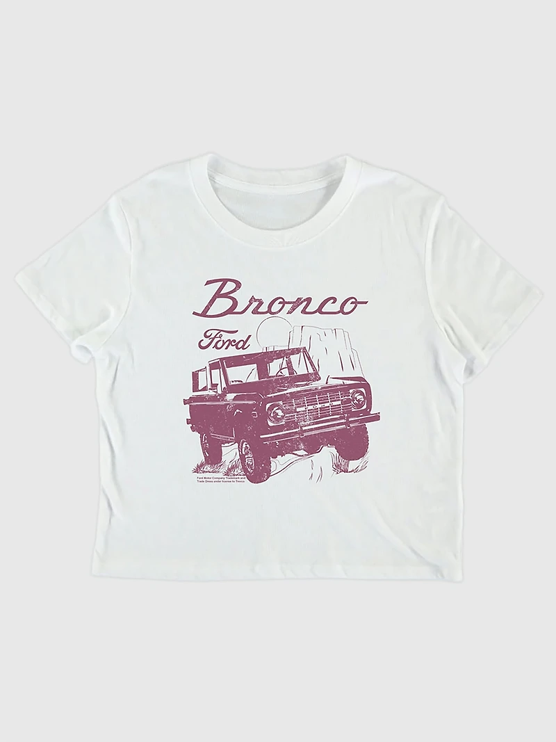 Ford Bronco Wild West Crop T-Shirt