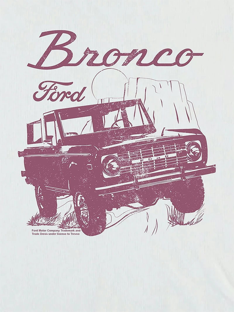 Ford Bronco Wild West Crop T-Shirt