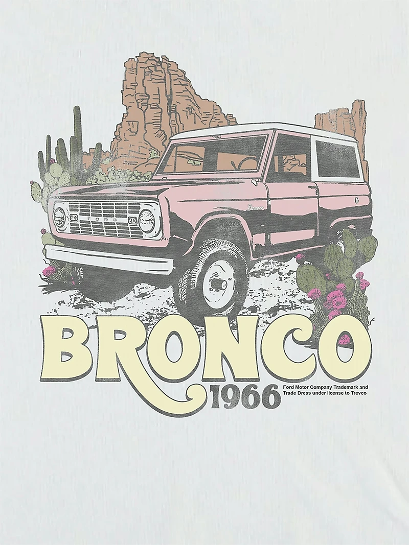 Ford Bronco Desert 1966 Crop T-Shirt
