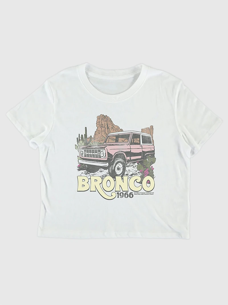 Ford Bronco Desert 1966 Crop T-Shirt