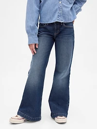 Kids Low Rise Relaxed Flare Jeans