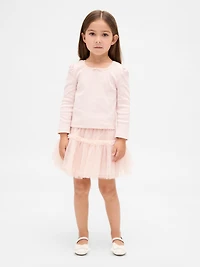 Baby & Toddler Rib Tulle Outfit Set