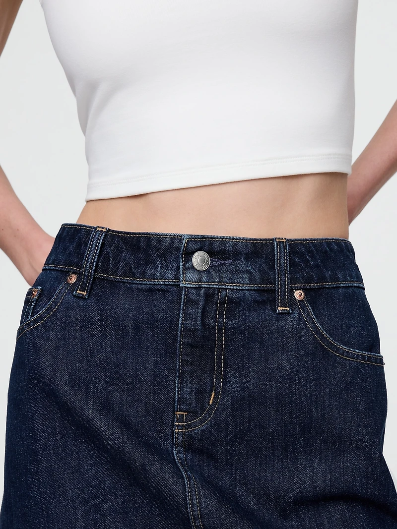 Denim Mini Skirt