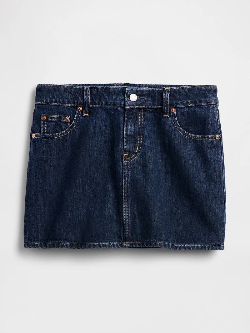Denim Mini Skirt