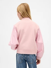 Kids Wool-Blend Varsity Bomber Jacket