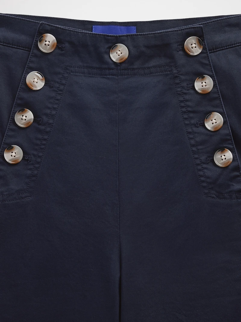 GapStudio High Rise Twill Sailor Pants