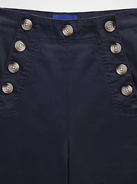 GapStudio High Rise Twill Sailor Pants