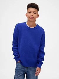 Kids CashSoft Relaxed Crewneck Sweater