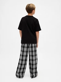 Gap × Disney Tim Burton’s The Nightmare Before Christmas Kids Skull Flannel PJ Pants