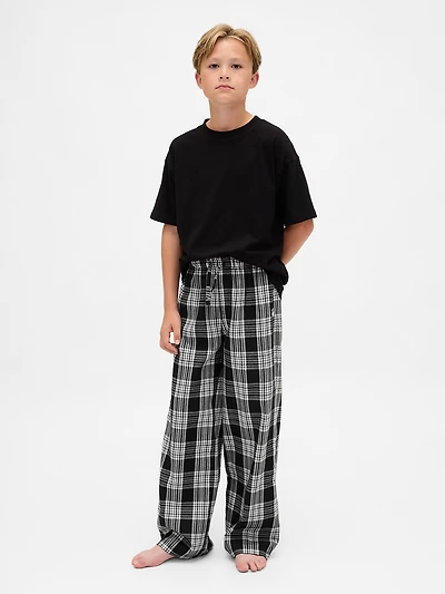 Gap × Disney Tim Burton’s The Nightmare Before Christmas Kids Skull Flannel PJ Pants