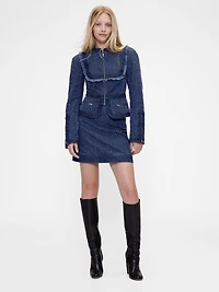 GapStudio Denim Tweed Mini Skirt