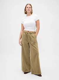 Mid Rise Easy Baggy Pants