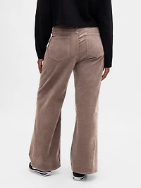 High Rise Stride Corduroy Wide-Leg Pants