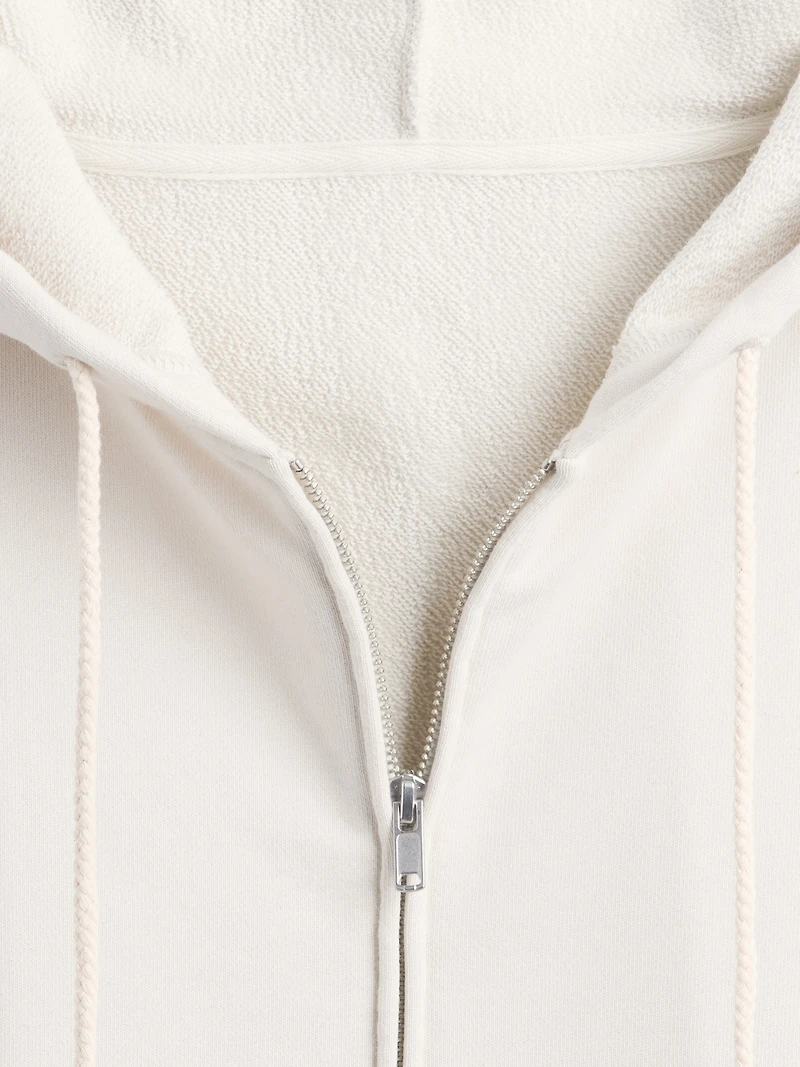 Heavyweight French Terry Oversized Zip Hoodie