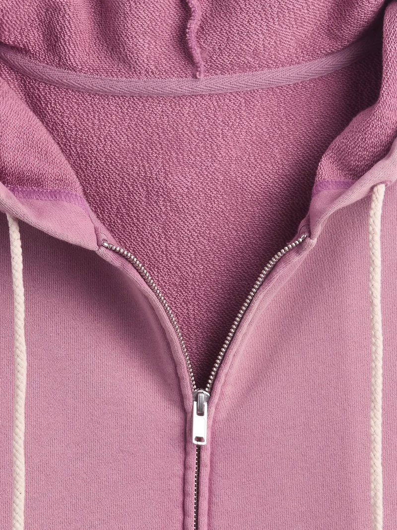 Heavyweight French Terry Oversized Zip Hoodie