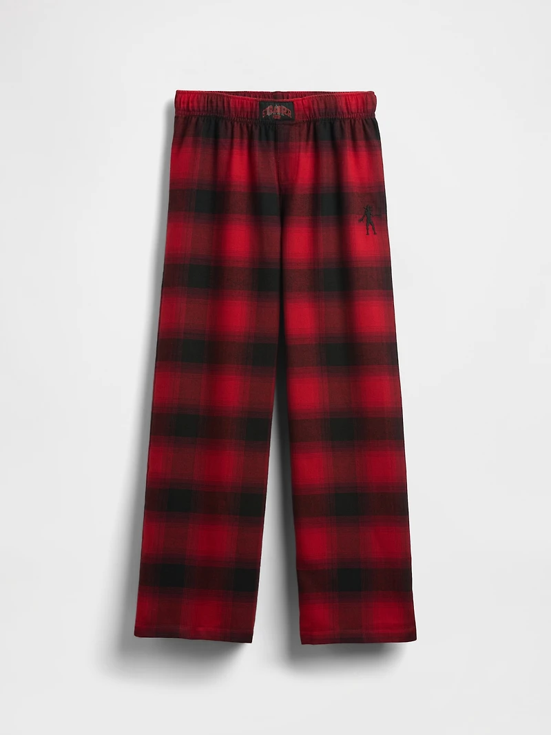 Stranger Things Kids Recycled Flannel PJ Pants