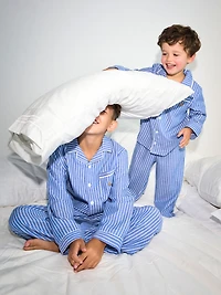 Kids Recycled Flannel PJ Set