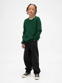 Kids CashSoft Relaxed Crewneck Sweater