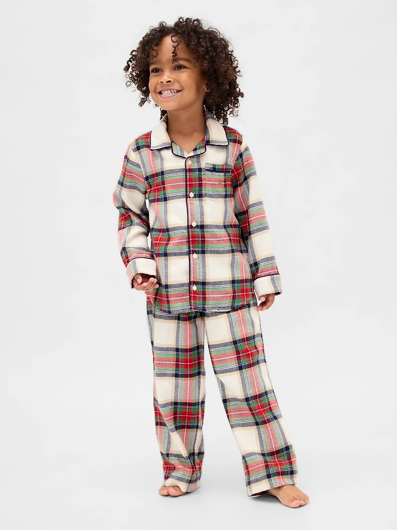 Baby & Toddler Recycled Flannel PJ Set