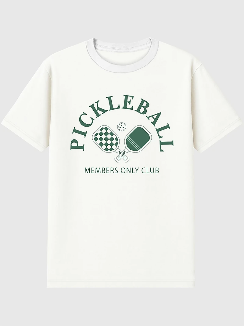 Pickleball Members Only Graphic T-Shirt